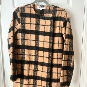 BB Dakota plaid pea coat